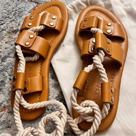 ULLA‎ JOHNSON Eva Rope Sandals Caramel size 35 NWOT - Picture 5 of 7